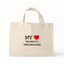 My Heart Belongs To A THERIOGENOLOGIST Canvas Bag