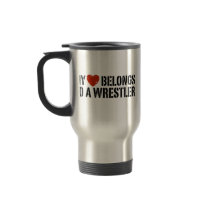 My Heart Belongs To A Wrestler Coffee Mugs