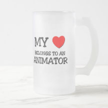 My Heart Belongs To An ANIMATOR Coffee Mug