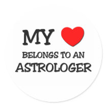 My Heart Belongs To An ASTROLOGER Sticker