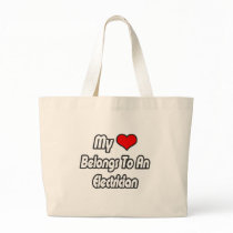 My Heart Belongs To An Electrician Bag