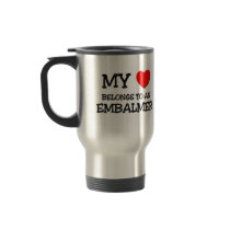 My Heart Belongs To An EMBALMER Mug