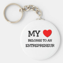 My Heart Belongs To An ENTREPRENEUR Keychain