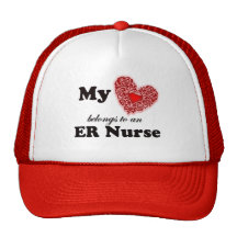 My Heart Belongs To An ER Nurse Hats