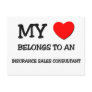 My Heart Belongs To An INSURANCE SALES CONSULTANT Post Card
