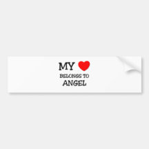 My Heart Belongs To ANGEL Bumper Stickers