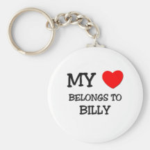 My Heart Belongs to Billy Key Chains