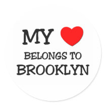 My Heart Belongs To BROOKLYN Sticker