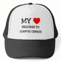 My heart belongs to CORPUS CHRISTI Hats