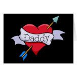 My Heart Belongs to Daddy Tat Greeting Card