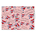 My Heart Belongs to Daddy Tats Greeting Card