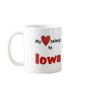 My Heart Belongs to Iowa mugs