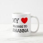 My Heart Belongs To JOHANNA Coffee Mugs