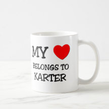 My Heart Belongs to Karter Mugs