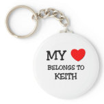 My Heart Belongs to Keith Keychain