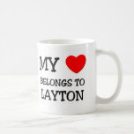 My Heart Belongs to Layton Coffee Mugs