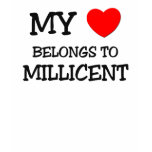 My Heart Belongs To MILLICENT t-shirts