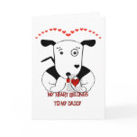 My Heart Belongs to My Daddy Greeting Card