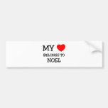 My Heart Belongs to Noel Bumper Sticker