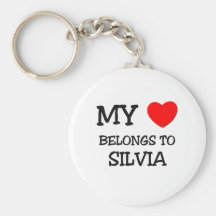 My Heart Belongs To SILVIA Keychain