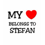My Heart Belongs to Stefan t-shirts
