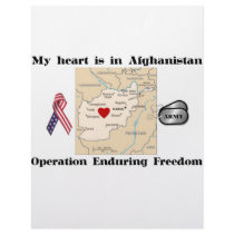 My Heart is in Afghanistan Custom Letterhead