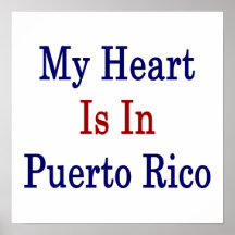 My Heart Is In Puerto Rico Poster