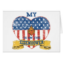 My Heart is on the Eisenhower Greeting Cards