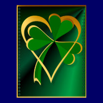 My Heart is with St Patrick's Poster posters