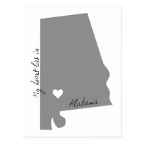 My Heart Lies in Alabama postcards