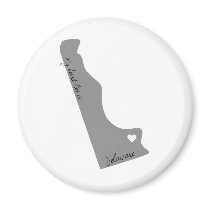 My Heart Lies in Delaware magnets