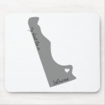 My Heart Lies in Delaware Mousepad