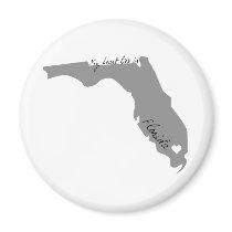 My Heart Lies in Florida magnets