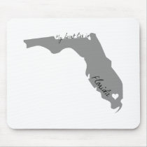 My Heart Lies in Florida mousepads