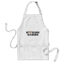 My Heart Soldier Aprons