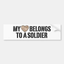 My Heart Soldier bumper stickers