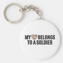My Heart Soldier Keychains