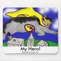 My Hero Cat Mousepad