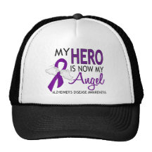 My Hero Is My Angel Alzheimer's Disease Hats