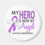 My Hero Is My Angel Cancer Magnets