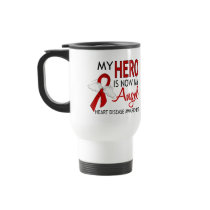 My Hero Is My Angel Heart Disease Coffee Mug