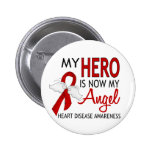 My Hero Is My Angel Heart Disease Pins