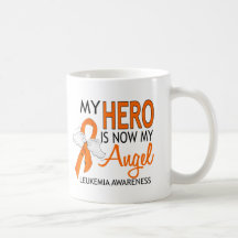 My Hero Is My Angel Leukaemia Mugs