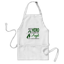 My Hero Is My Angel Liver Cancer Apron