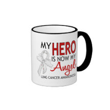 My Hero Is My Angel Lung Cancer Mug