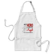 My Hero Is My Angel Mesothelioma Apron