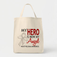 My Hero Is My Angel Mesothelioma Bag