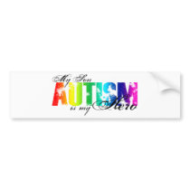 My Hero  My Son - Autism Bumper Stickers