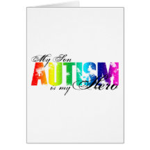 My Hero  My Son - Autism Card