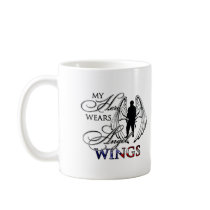 My Hero Wears Angel Wings Mugs